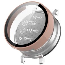Per Garmin Lily 2 PC + custodia protettiva per orologio integrata con pellicola temperata (rosa)