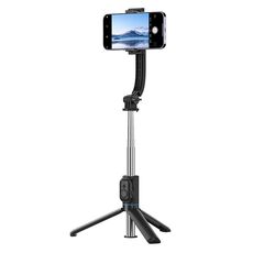 ZGA S01 Bluetooth telecomando staccabile treppiede selfie stick (nero)