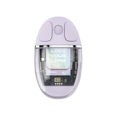 Mouse ZGA colorato trasparente dual mode wireless 2.4G + Bluetooth 5.0 (viola)