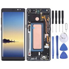 Per Samsung Galaxy Note 8 SM-N950 TFT Materiale LCD Screen Digitizer assemblaggio completo con cornice (Nero)