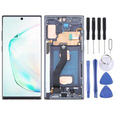 Per Samsung Galaxy Note10+ SM-N975F Materiale TFT LCD Screen Digitizer assemblaggio completo con cornice, Non supporta l'identificazione delle impronte digitali (Nero)