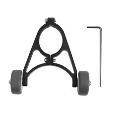 Staffa per ruota ausiliaria per scooter elettrico Staffa per ruota pieghevole per serie Xiaomi M365 / 1S / Pro / Ninebot / F40 / F30 / F20 (nero)