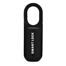 Borsa di ricarica USB intelligente Lucchetto per impronte digitali Lucchetto per mobili Zaino (nero)