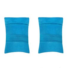 Sacchi di sabbia da spiaggia Spazzola per la rimozione della sabbia Attrezzatura da campeggio per le vacanze al mare, Colore: blu grande