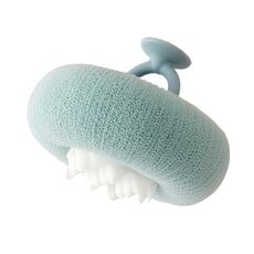 Asciugamano da bagno con ventosa a forma di girasole, sfera per doccia, per la schiena (verde chiaro)