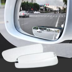 Specchietto retrovisore per punti ciechi regolabile senza bordi ad alta definizione per auto, forma: settore 070