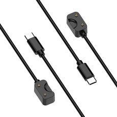 Cavo di ricarica per smartwatch stile ufficiale Samsung Galaxy Fit 3, lunghezza: 55 cm, porta: USB-C / tipo C (nero)