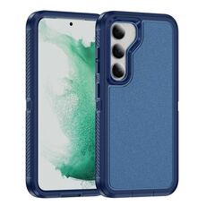 Custodia per telefono smerigliata impermeabile Guard Life per Samsung Galaxy S23 5G (blu reale)