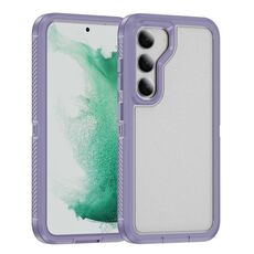 Custodia per telefono smerigliata impermeabile Guard Life per Samsung Galaxy S23 5G (viola chiaro)