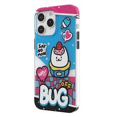 Per iPhone 15 Pro Max TGVIS Custodia per cellulare con motivo Graffiti serie elegante (blu)
