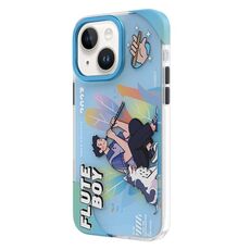 Custodia per telefono con motivo performance serie TGVIS per iPhone 15 (blu)