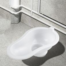 Toilette in plastica usa e getta Toilette accovacciata per costruzione temporanea di siti semplici, specificazione: bianco senza coperchio
