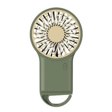 Mini ventilatore portatile pieghevole da tavolo USB ricaricabile Mini ventilatore da alpinismo Ventilatore silenzioso (verde oliva)