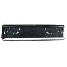Cornice targa europea/russa/ucraina in acciaio inossidabile (specchio 8K)