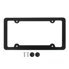 Telaio targa in lega di alluminio standard americano compresi accessori, specifica: XC-W059 Tsuna nero