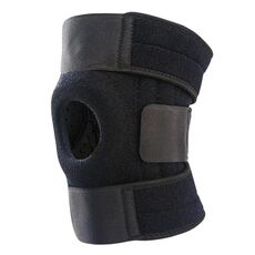 2 Supporto Primavera Sport all'aria aperta Ginocchiera Alpinismo Basket Ginocchio sottile traspirante Pa (Nero Taglia unica)