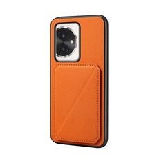 Custodia per telefono con doppio slot per scheda Honor 100 D04 in vitello texture (arancione)