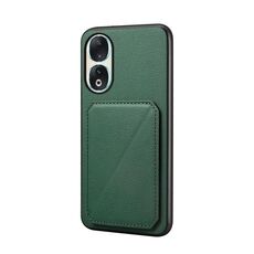 Per Honor 90 D04 Custodia per telefono con doppio slot per scheda texture vitello (verde)