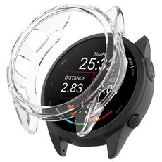 Custodia protettiva per orologio in TPU cavo per Garmin Forerunner 165/165 Music Half Pack (trasparente)