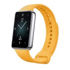 Per cinturino per orologio in silicone tinta unita Honor Band 9 (giallo)