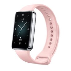Per cinturino per orologio in silicone tinta unita Honor Band 9 (rosa)