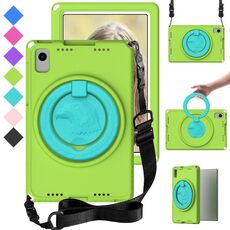 Per Samsung Galaxy Tab S6 Lite 2024 Custodia tablet antiurto per PC ibrido EVA con cornice (verde erba)