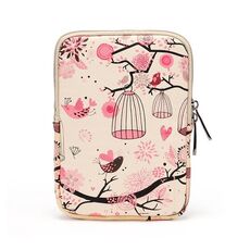 Per Amazon Kindle Custodia universale per tablet da lavoro verticale da 6 pollici per cartoni animati (rosa)