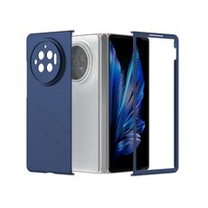 Per vivo X Fold3 Custodia per telefono antiurto con vernice diamantata texture smerigliata per PC (blu scuro)