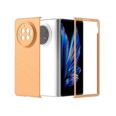 Custodia per telefono antiurto con vernice diamantata texture smerigliata per PC per vivo X Fold3 (marrone)