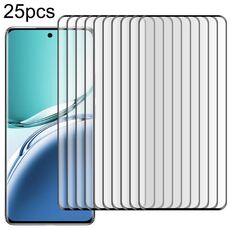Per OPPO A3 Pro 5G 25 pezzi Pellicola in vetro temperato a schermo intero con bordo curvo 3D