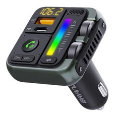 Adattatore Bluetooth per auto MT04 tipo C + caricatore per auto USB Trasmettitore FM Lettore musicale HiFi MP3