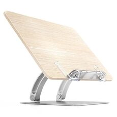 LS15 Per dispositivi da 10-17 pollici Supporto per tablet Supporto da tavolo regolabile in alluminio+ABS con clip