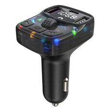 Trasmettitore FM per adattatore Bluetooth per auto leggero colorato C56 PD Type-C + caricatore per auto doppio USB