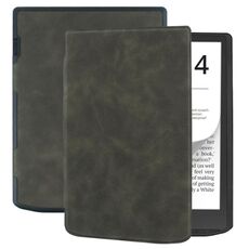 Per Pocketbook InkPad 4 / Color2 /3 /PB743 Custodia per tablet smart in pelle retrò con sensazione di pelle (nera)