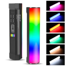 PULUZ Luce di riempimento a LED magnetica a colori RGB portatile per foto da 17 cm