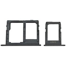 Per Samsung Galaxy J4 2018 SM-J400 Vassoio scheda SIM + SIM + Vassoio scheda micro SD (Nero)