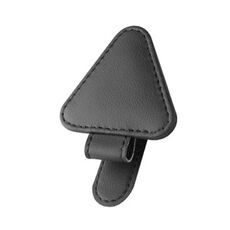 Clip per riporre gli occhiali da auto, per l'automobile, per parasole, per occhiali da sole, supporto per il trasporto (nero)