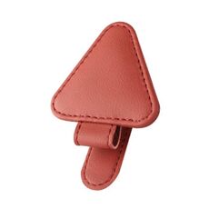 Clip per riporre gli occhiali da auto, per l'automobile, per parasole, per occhiali da sole, supporto per il trasporto (rosso)