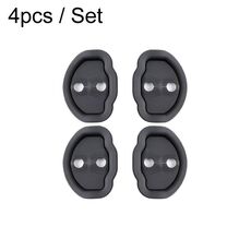 Per Tesla Model 3/Y Coperchio chiusura porta Clip di bloccaggio silenziosa per assorbimento degli urti(Nero)