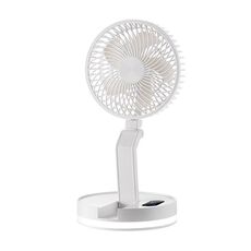Ventilatore rotante da tavolo con luce a LED, telecomando pieghevole F200, colore: modello normale