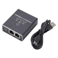 Splitter di rete da 1 a 3 Gigabit Splitter di rete RJ45 Splitter per cavo di rete