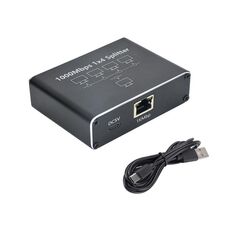 Splitter di rete da 1 a 4 Gigabit Splitter di rete RJ45 Splitter per cavo di rete