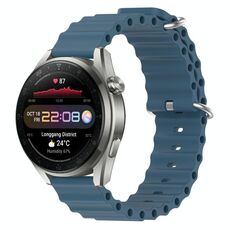 Per Huawei Watch 3 Pro Nuovo cinturino per orologio in silicone a tinta unita da 22 mm (grigio roccia)