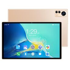 Tablet PC X12 4G LTE, 10,1 pollici, 4 GB + 32 GB, Android 8.1 MTK6750 Octa Core, supporto Dual SIM, WiFi, Bluetooth, GPS (oro)