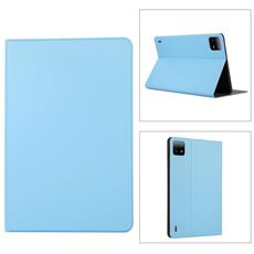 Per Xiaomi Pad 6S Pro Custodia in pelle flip con texture elastica per tablet (azzurro)