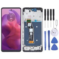 Per Motorola Moto G24 OEM LCD Screen Digitizer assemblaggio completo con cornice