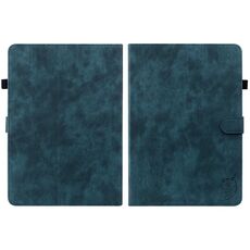 Per Amazon Kindle Paperwhite 5 2023 2024 Custodia per tablet in pelle con motivo tigre (blu scuro)