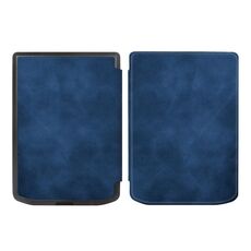 Per Pocketbook Verse / Verse Pro Custodia smart tablet in pelle retro skin-feeling (blu scuro)
