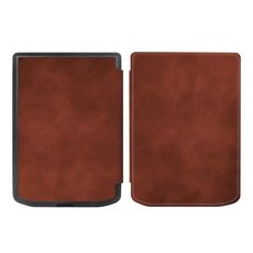 Per Pocketbook Verse / Verse Pro Custodia smart tablet in pelle retrò con sensazione di pelle (marrone)