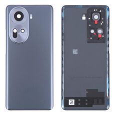 Per OPPO Reno11 Global Cover posteriore batteria originale con copriobiettivo fotocamera (nero)